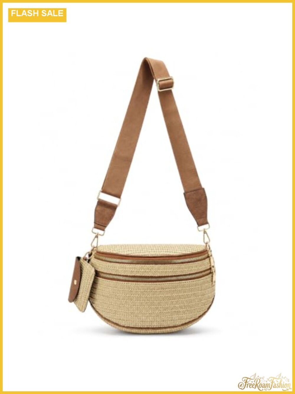 Crossbody Bum Bag Spacious Checkered Purse Travel